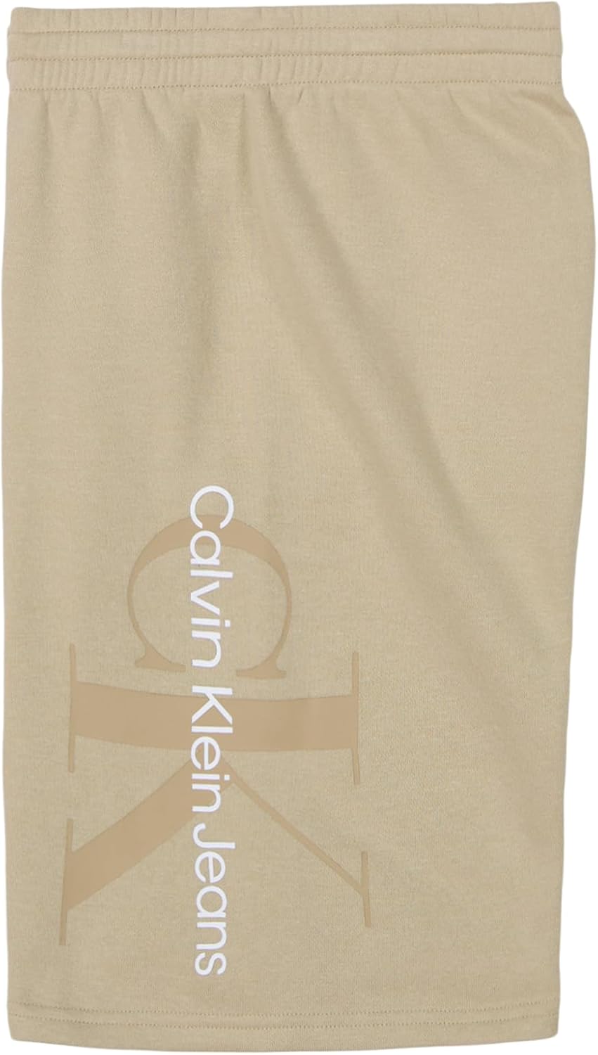 Флисовые шорты-джоггеры Calvin Klein для мальчиков, застегивающиеся на шнурок, Ckj White Pepper — фото 2