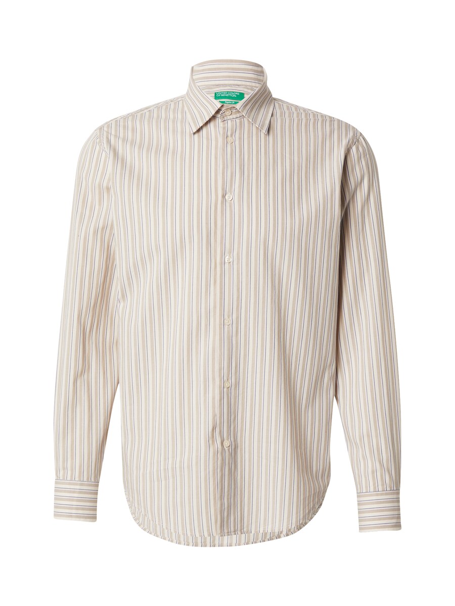 

Рубашка на пуговицах классического кроя UNITED COLORS OF BENETTON, Beige/Light beige