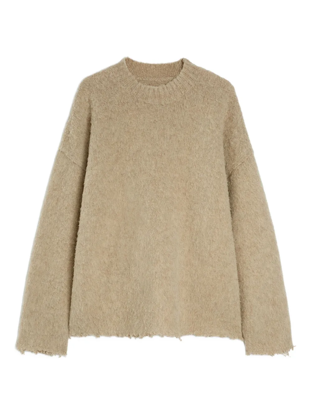 

Шерстяной свитер с бахромой Jil Sander, нейтральный