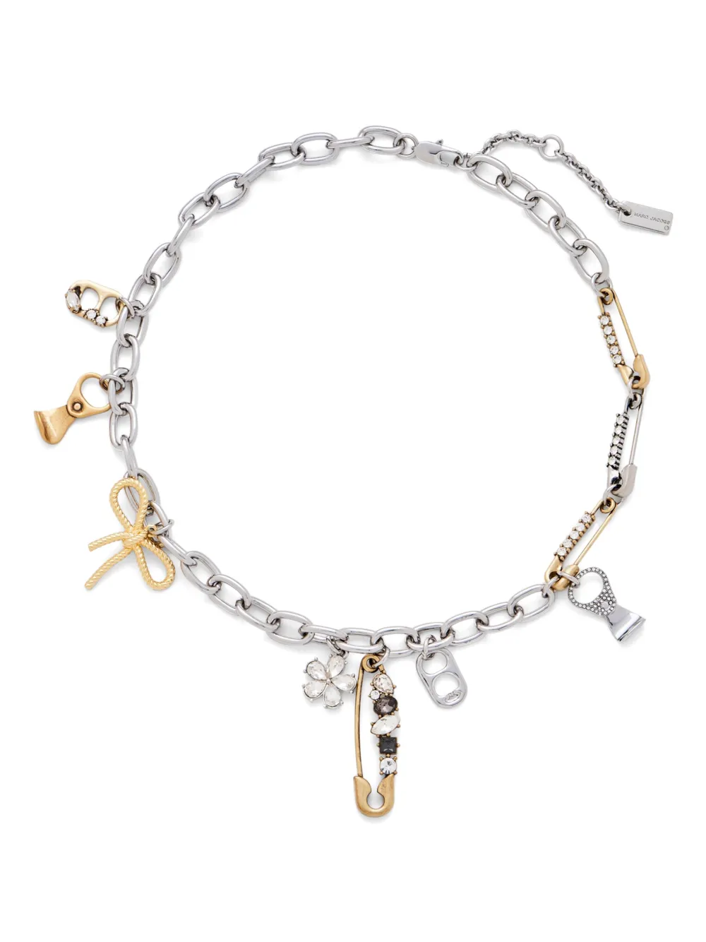 

Ожерелье «Grunge Glam Charm» MARC JACOBS, серебяный