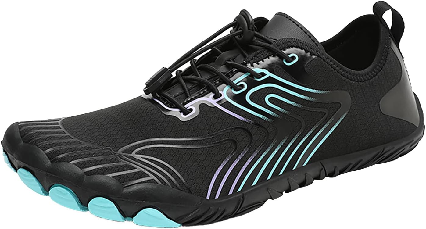 

Мужские кроссовки для активного отдыха на открытом воздухе, водонепроницаемые, для альпинизма, повседневные спортивные, с шнуровкой, для пляжа и бега, дышащие Generic, черный