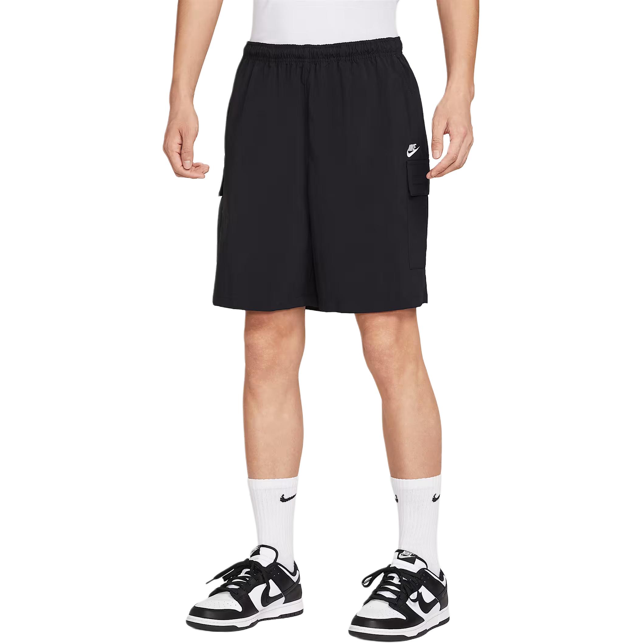 Шорты Club AS UTILITY SHORT повседневные мужские Nike, черный — фото 3