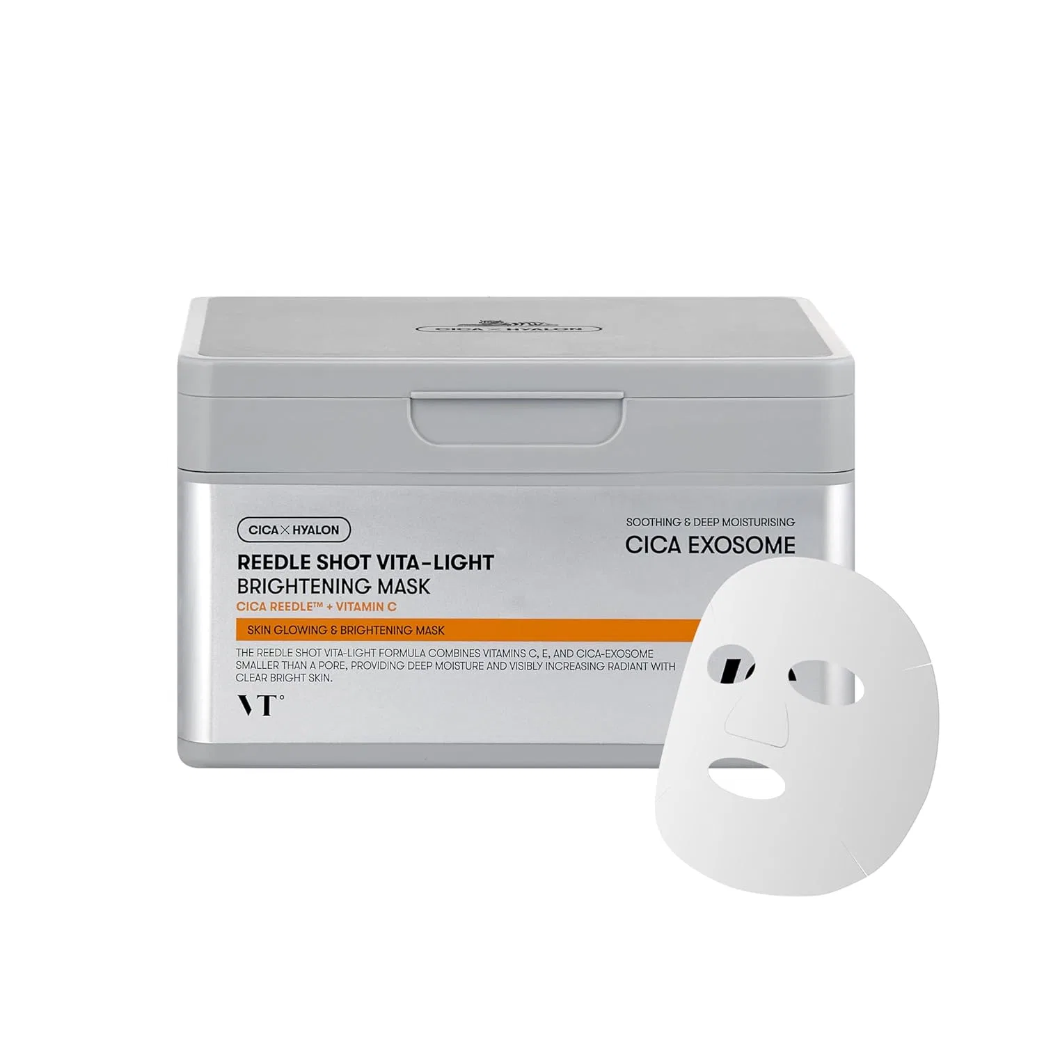 Маска для сияния кожи VT COSMETICS Reedle Shot Vita-Light Radiant Mask, 30 шт. Vt Cosmetics