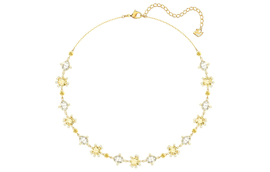 

Металлическое ожерелье для женщин Swarovski, золото