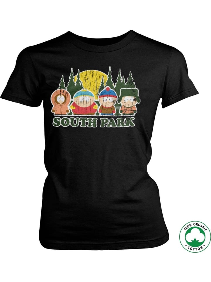 

South Park Черная футболка, Черный, South Park Черная футболка