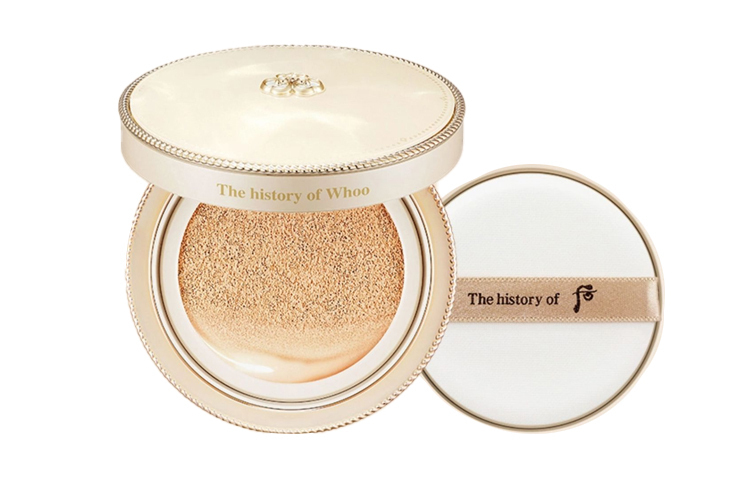 

The History Of Whoo Gongchen Enjoy Gold аир-кушн жидкий тональный крем для сияющей кожи 13g