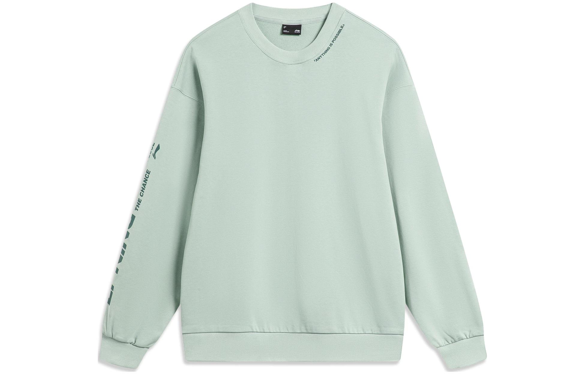 

Свитшот LiNing Sports Fashion Collection унисекс, серый, дымчато-зеленый