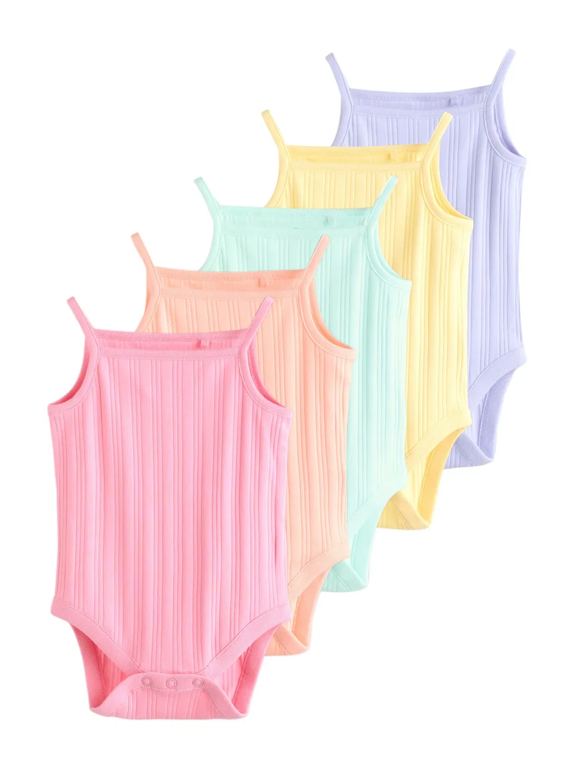 Комбинезон/Боди Next, Yellow/Light Purple/Light Orange/Light Pink