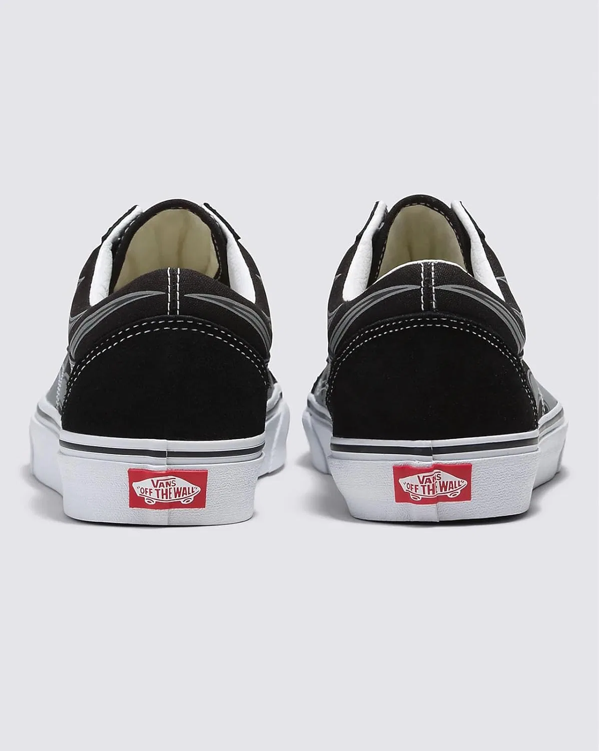 Кроссовки Vans Old Skool Reflective Flame, Black — фото 4