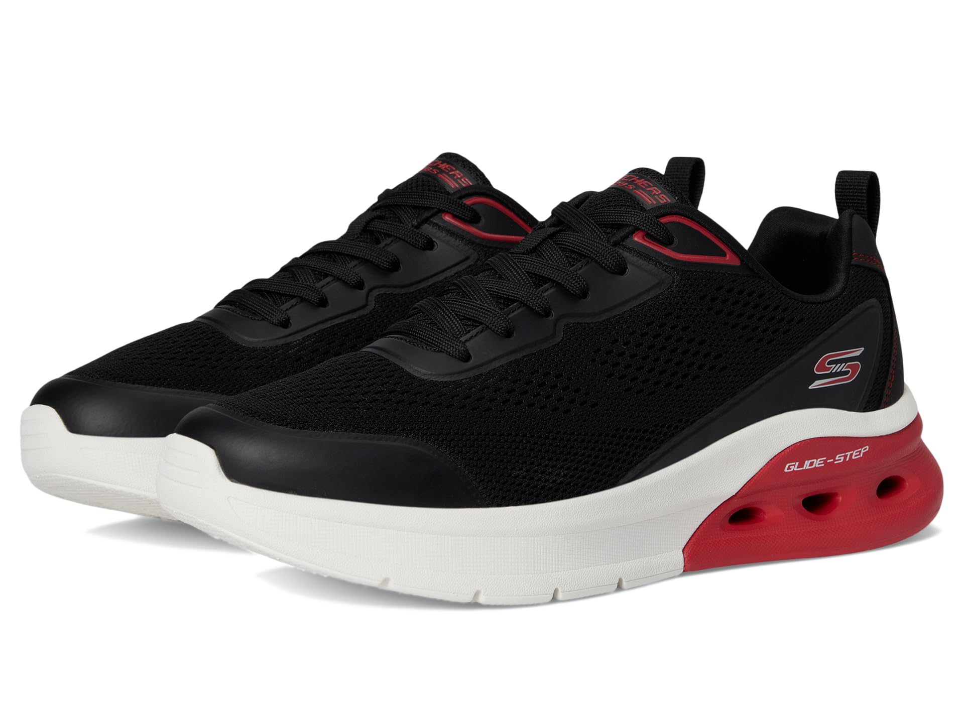 

Кроссовки BOBS from SKECHERS Bobs Glide Step Arc Waves 2.0 - Class Rank, Black/White/Red