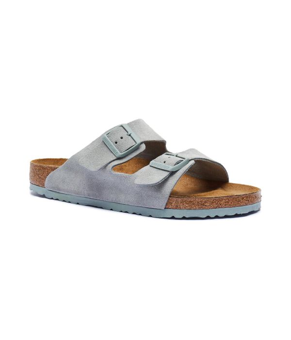 

Тапочки кожаные Birkenstock Arizona Eva, зеленый