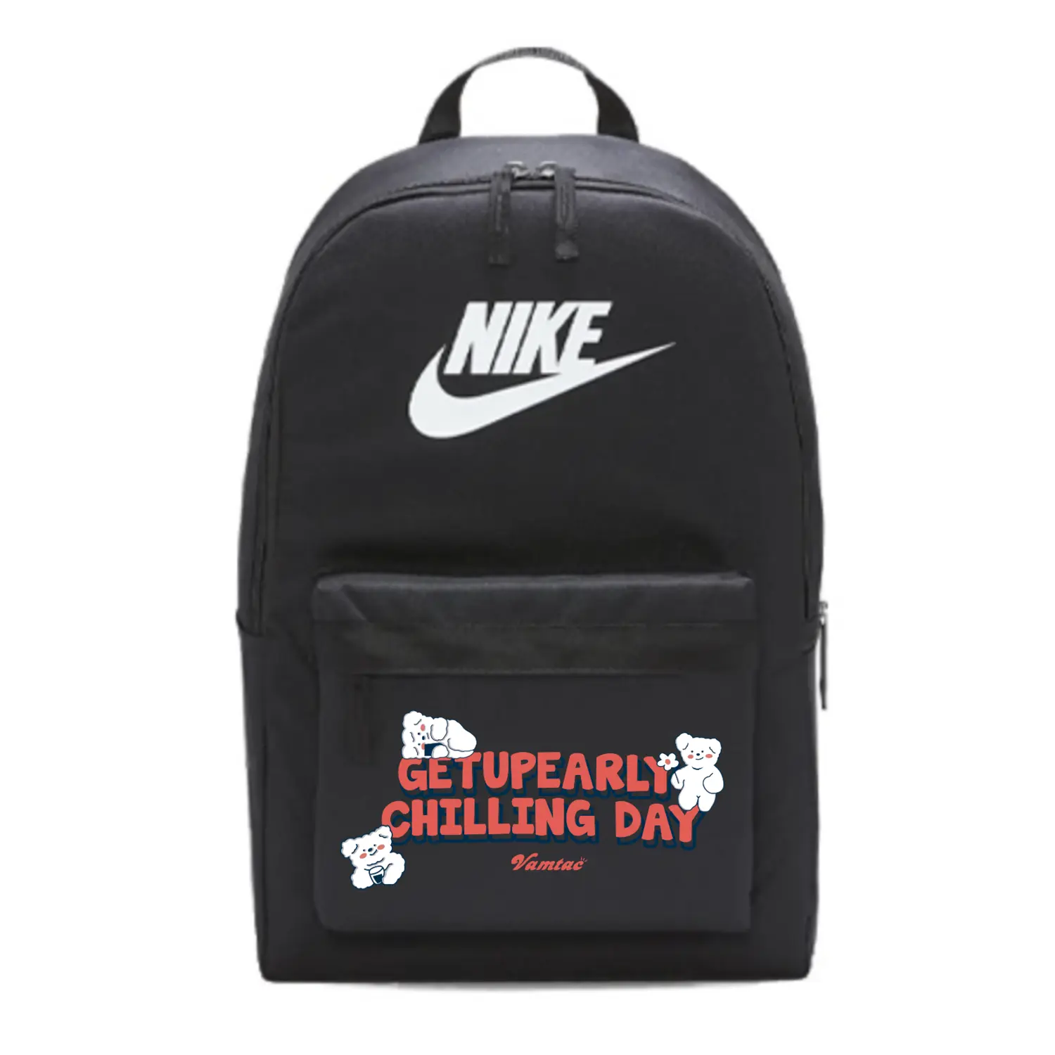 

Nike Тканевый рюкзак унисекс черный, Bear