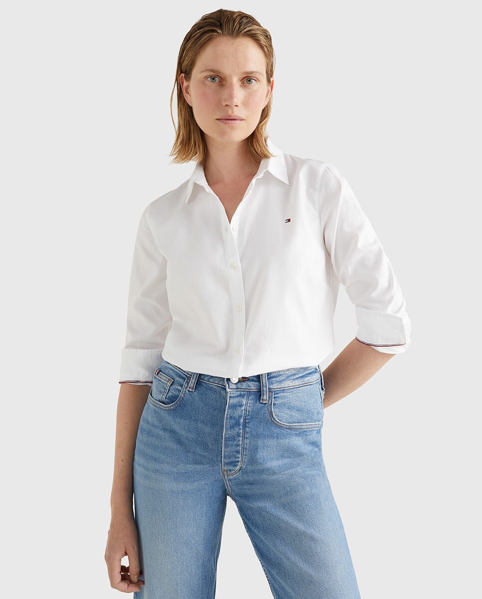 

Белая женская оксфордская рубашка Tommy Hilfiger Tommy Hilfiger, белый