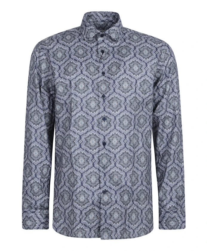 

Рубашка «Рома» с длинным рукавом Etro, синий