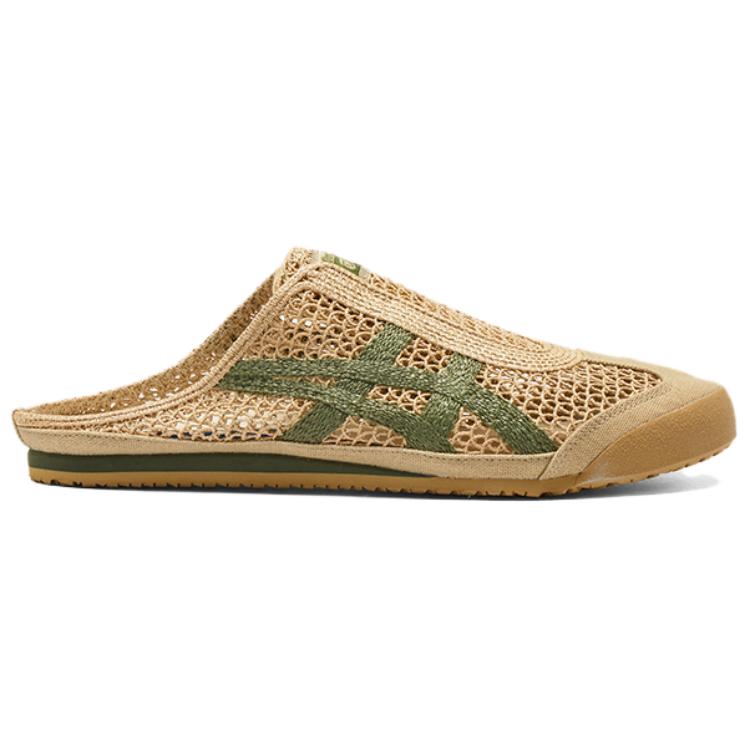 Onitsuka Tiger Асикс Мексика 66 Сабот Бежевый Зеленый Коричневый Зеленый, цвет Brown Green — фото 2