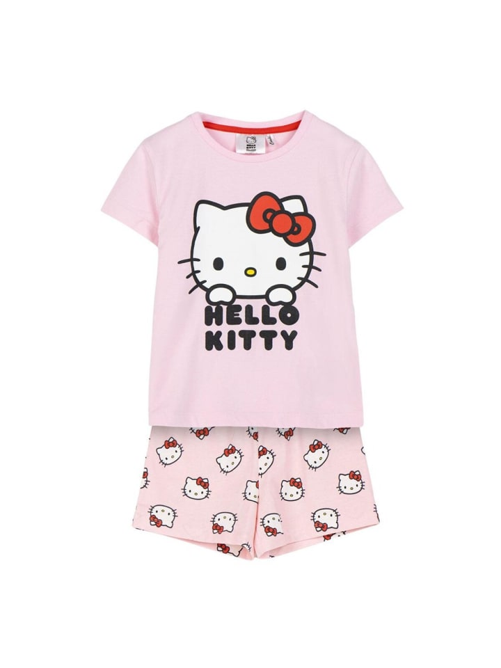 

Детская пижама, футболка и шорты, 4 года Hello Kitty