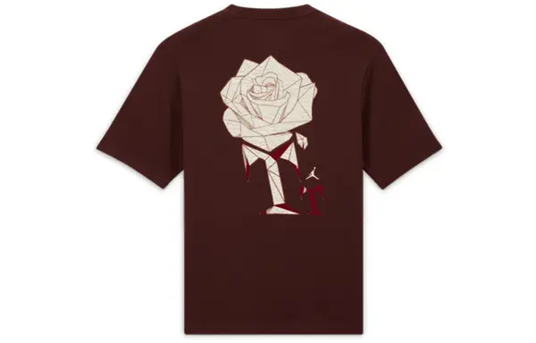 Футболка (WMNS) Air Jordan x Teyana Taylor Vintage T-shirt 'Earth', цвет earth/sail — фото 2