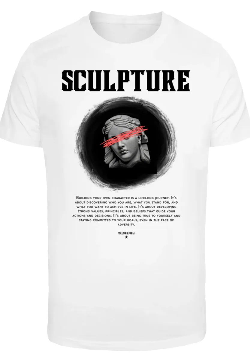 

F4NT4STIC Футболка "SCULPTURE TEE", принт, белый