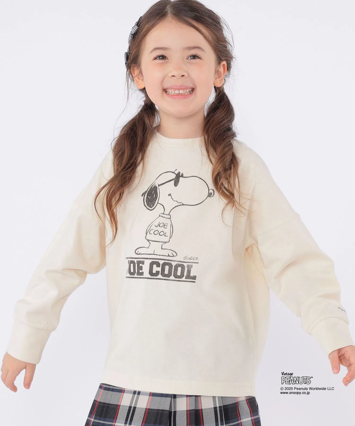 Детская хлопковая футболка с длинными рукавами SHIPS KIDS SNOOPY белая