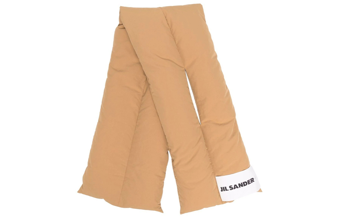 

JIL SANDER Вязаный шарф женский желтый