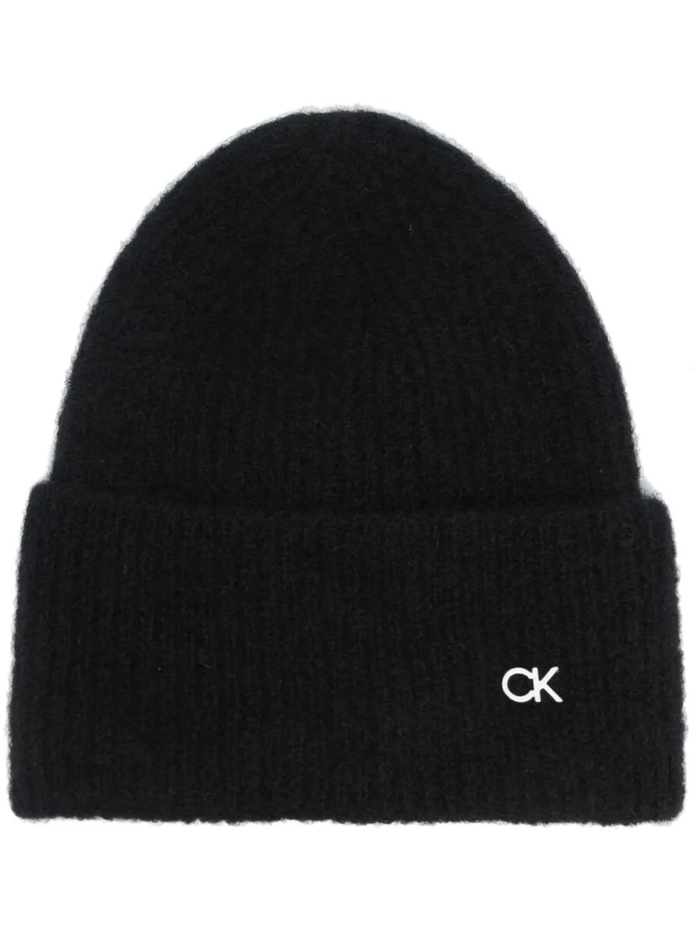 

Шапка бини с логотипом Calvin Klein, черный