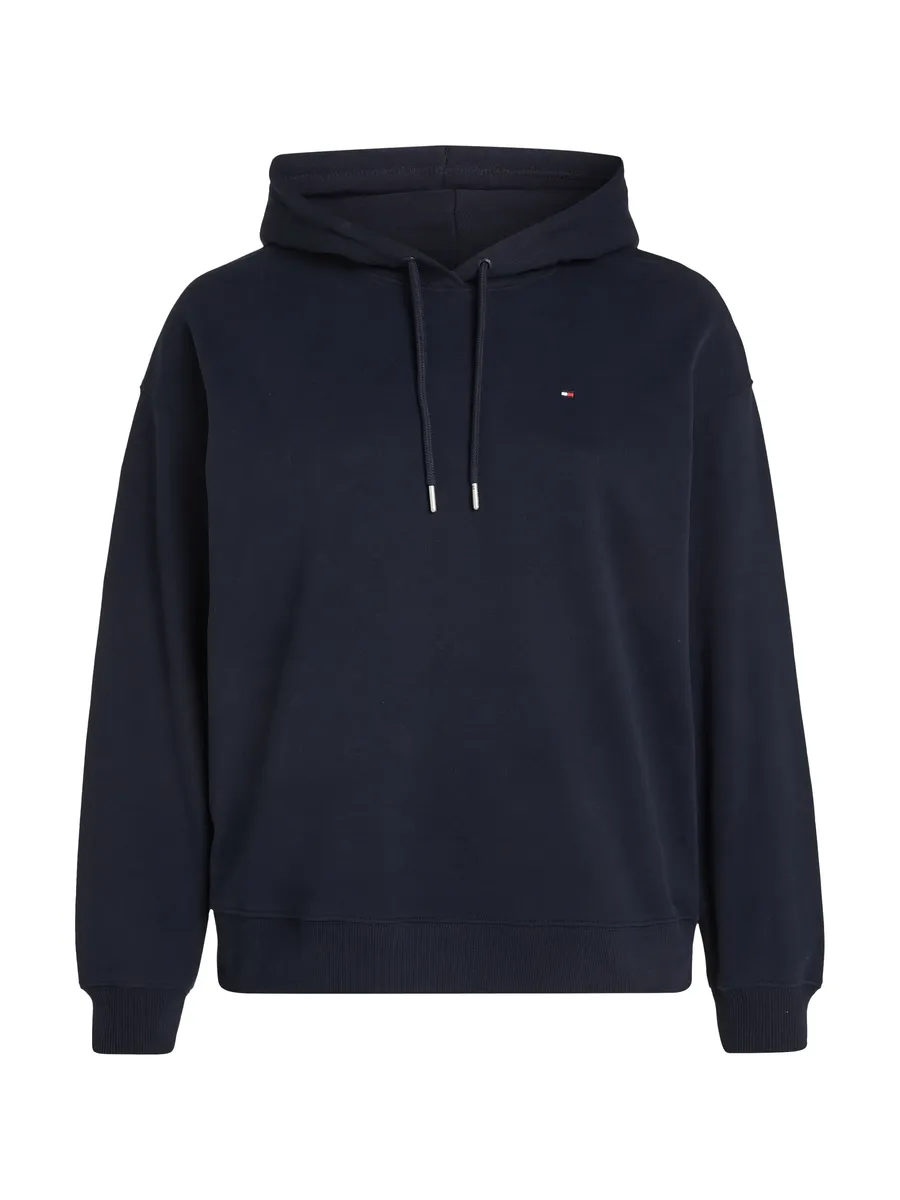 

Толстовка Tommy Hilfiger Curve "CRV REG FLAG ON CHEST HOODIE", большие размеры, цвет Desert Sky