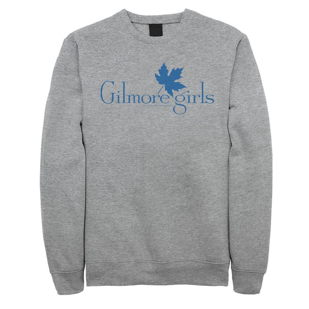 

Мужской свитшот с логотипом Gilmore Girls Leaf Licensed Character, цвет Athletic Heather
