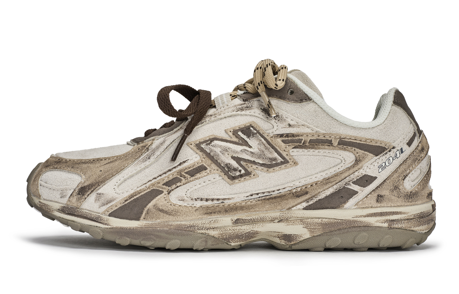 

New Balance 204L Walking Planet, Khaki Milk Mist устойчивые к истиранию низкие повседневные кроссовки Unisex бежевый белый коричневый