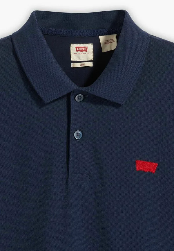 Рубашка-Поло housemark с длинными рукавами, приталенного кроя Levi'S, Blue Denim — фото 4