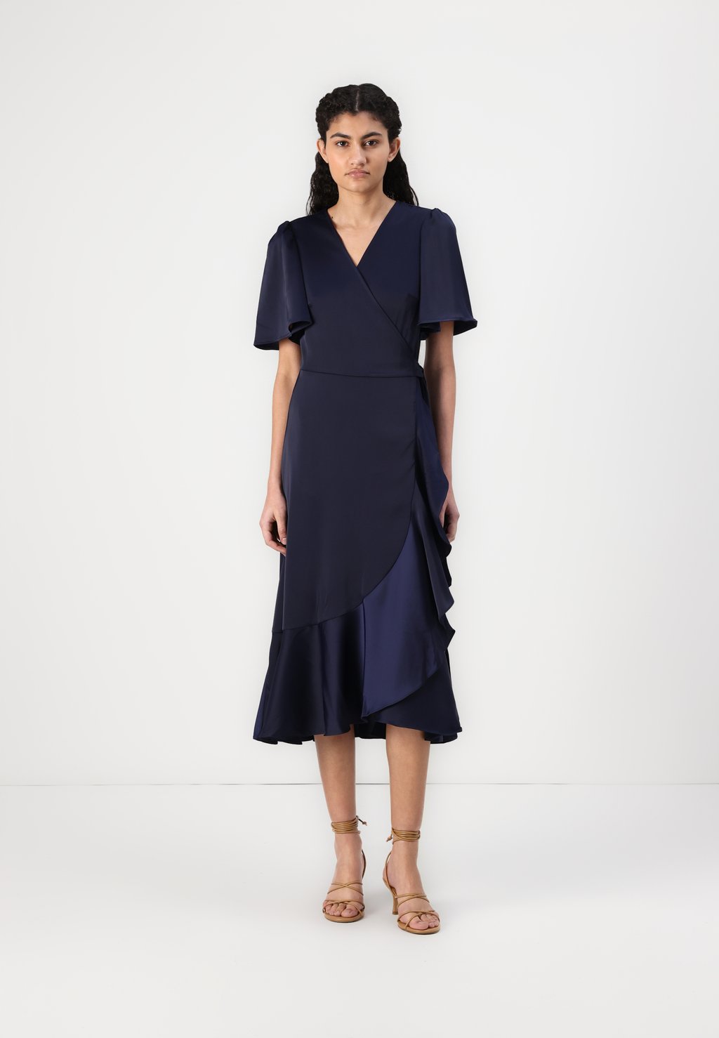 

Платье для особых случаев YASTHEA WRAP DRESS YAS, темно-синий
