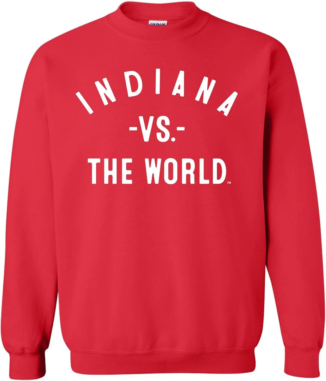

Футболка vs the world indiana state sports pride