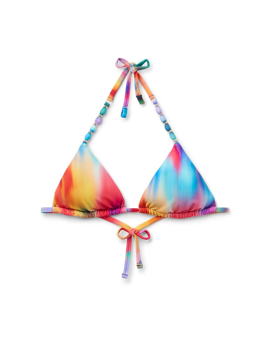 

Треугольный бикини-топ CALZEDONIA Rainbow Shades, разноцветный