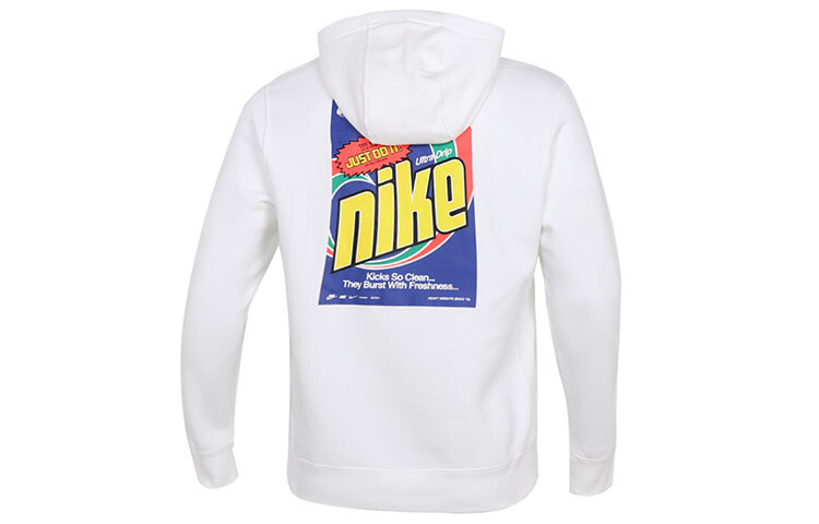 

Спортивная одежда Keep It Clean Повседневный спортивный свитер с флисовой подкладкой Nike, белый
