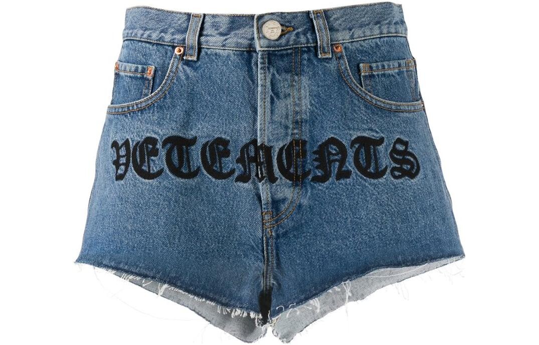 

Джинсовые шорты женские синие Vetements
