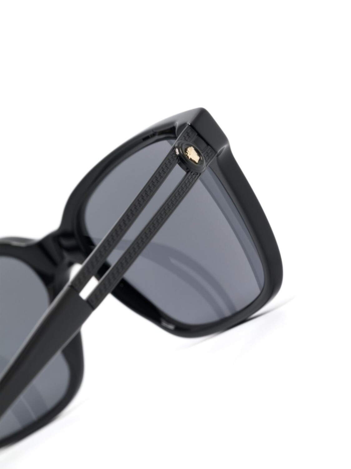 Солнцезащитные очки в квадратной оправе с декором Medusa Versace Eyewear, черный — фото 3