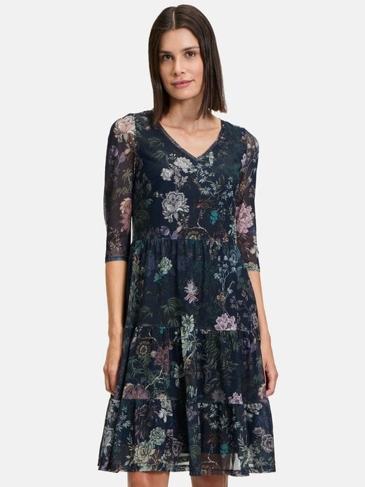 

Многоярусное платье Vera Mont, зеленый