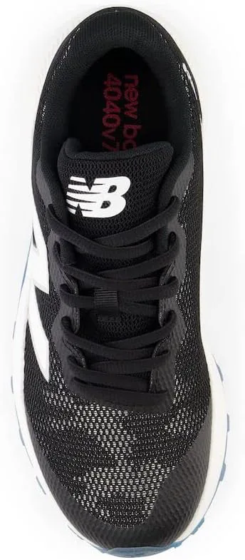 New Balance детские кроссовки FuelCell V7 для игры на искусственном газоне, черно-белый — фото 3