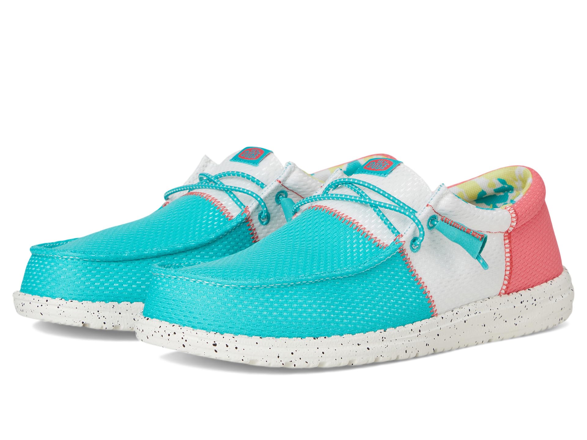 Туфли Hey Dude Wally Tri Party Animal, цвет Ceramic Blue/Multi