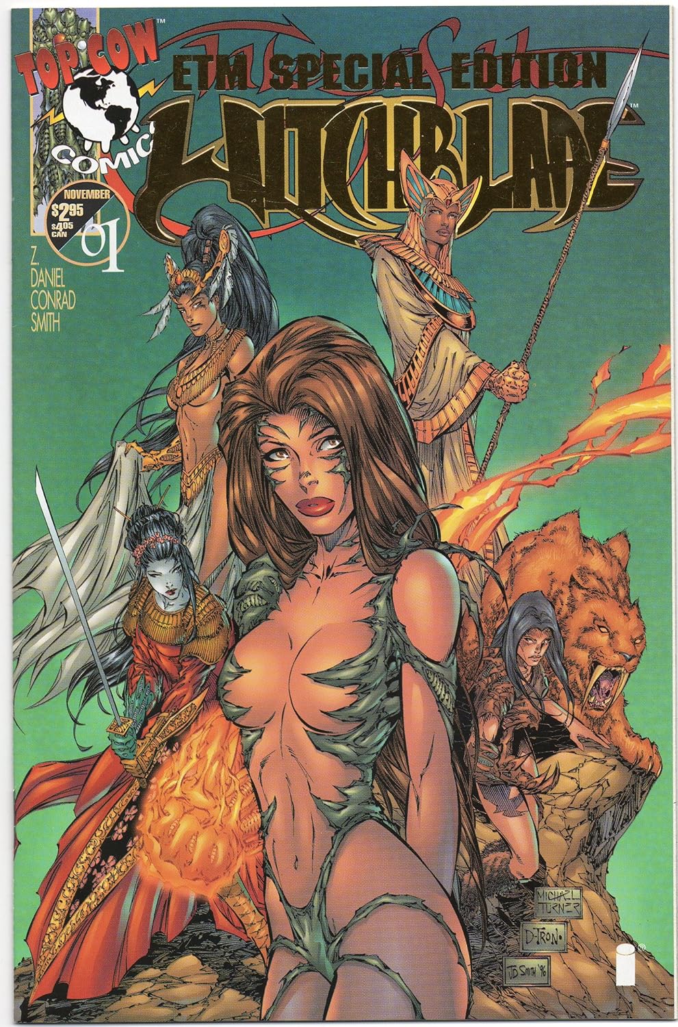 

Tales of the Witchblade No. 1 (Comic Book, Nov. 1996) ETM Special Edition Variant Cover (Top Cow Comics)