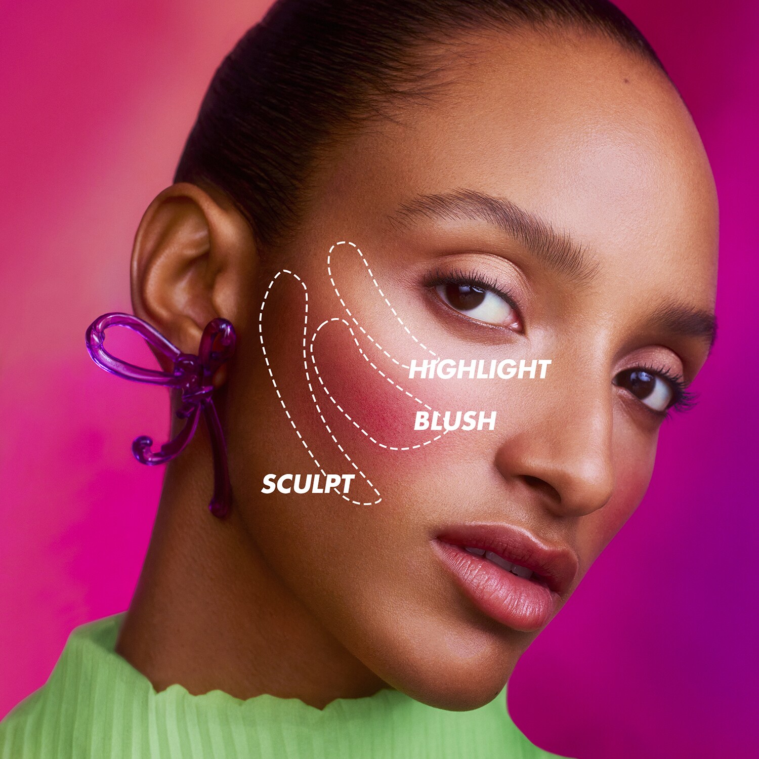 Румяна Artist Face Powders Make Up For Ever, B200 Rebel Blossom (4g) — фото 2