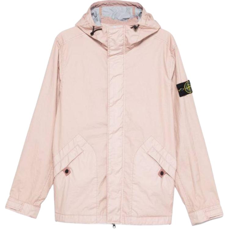 

STONE ISLAND Куртка с капюшоном и компас-нашивкой, Pink