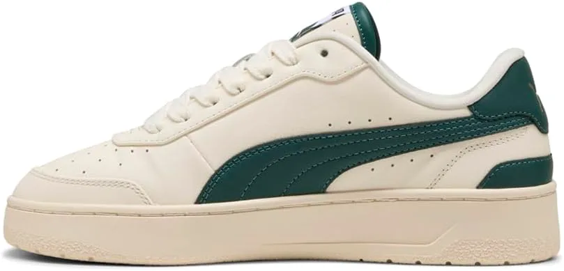 Мужские кроссовки PUMA Ca Match Premium с шнуровкой для повседневной носки - белые, белый — фото 3