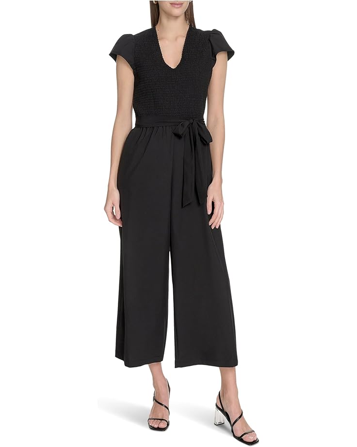 

Комбинезон Calvin Klein Smocked Commuter Jumpsuit, черный