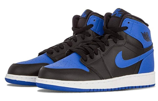 Кроссовки 1 ретро высокие og Air Jordan, черный — фото 3