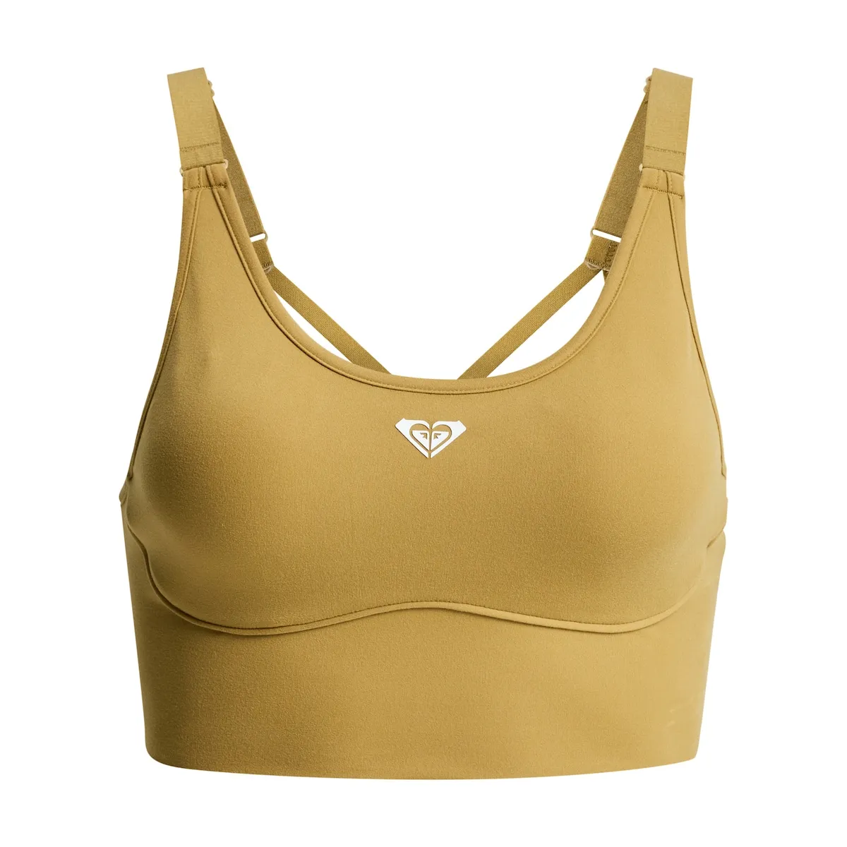 

Женский спортивный топ Heart Into It Attitude Roxy, бежевый