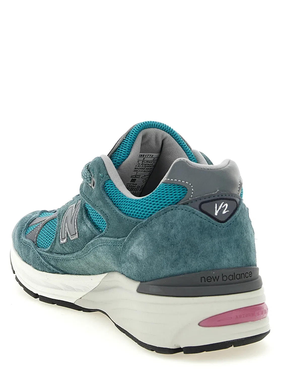 Кроссовки 'Сделано в Великобритании 991v2' NEW BALANCE, зеленый — фото 3