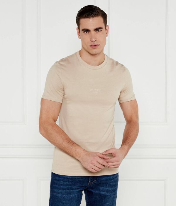 

Футболки Slim fit Guess Jeans, желтый