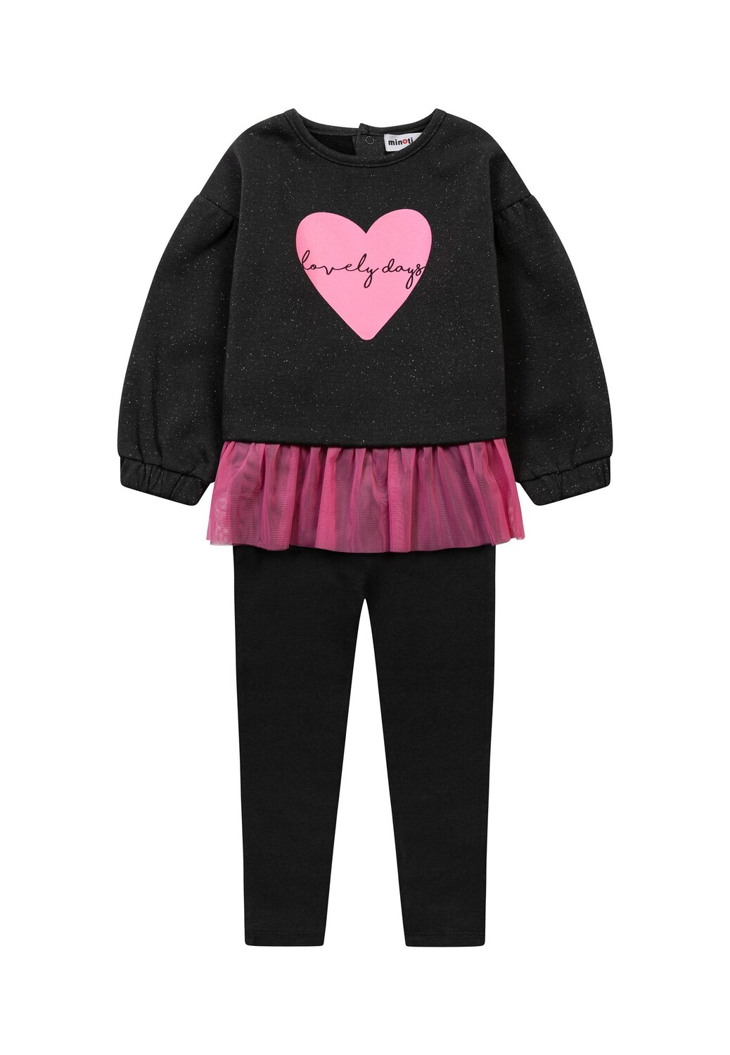 

Толстовка Minoti 2tlg. Outfit: Ballerina 5, темно серый