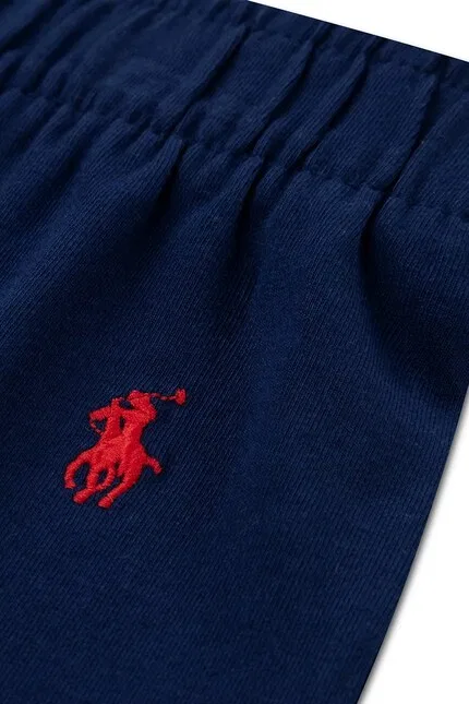 Пижама детская с принтом Polo Ralph Lauren, синий — фото 3