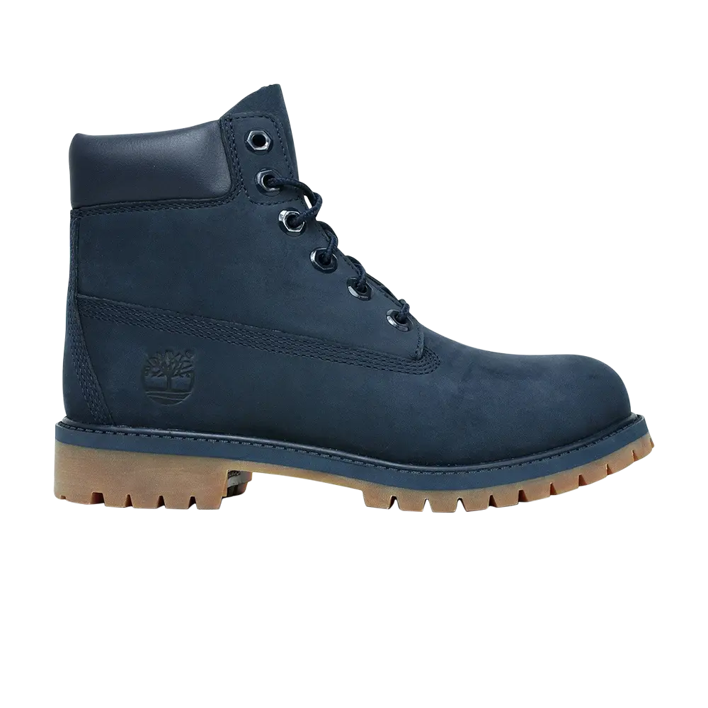 Ботинки Timberland Premium 6 Inch Junior, водонепроницаемые, темно-синий